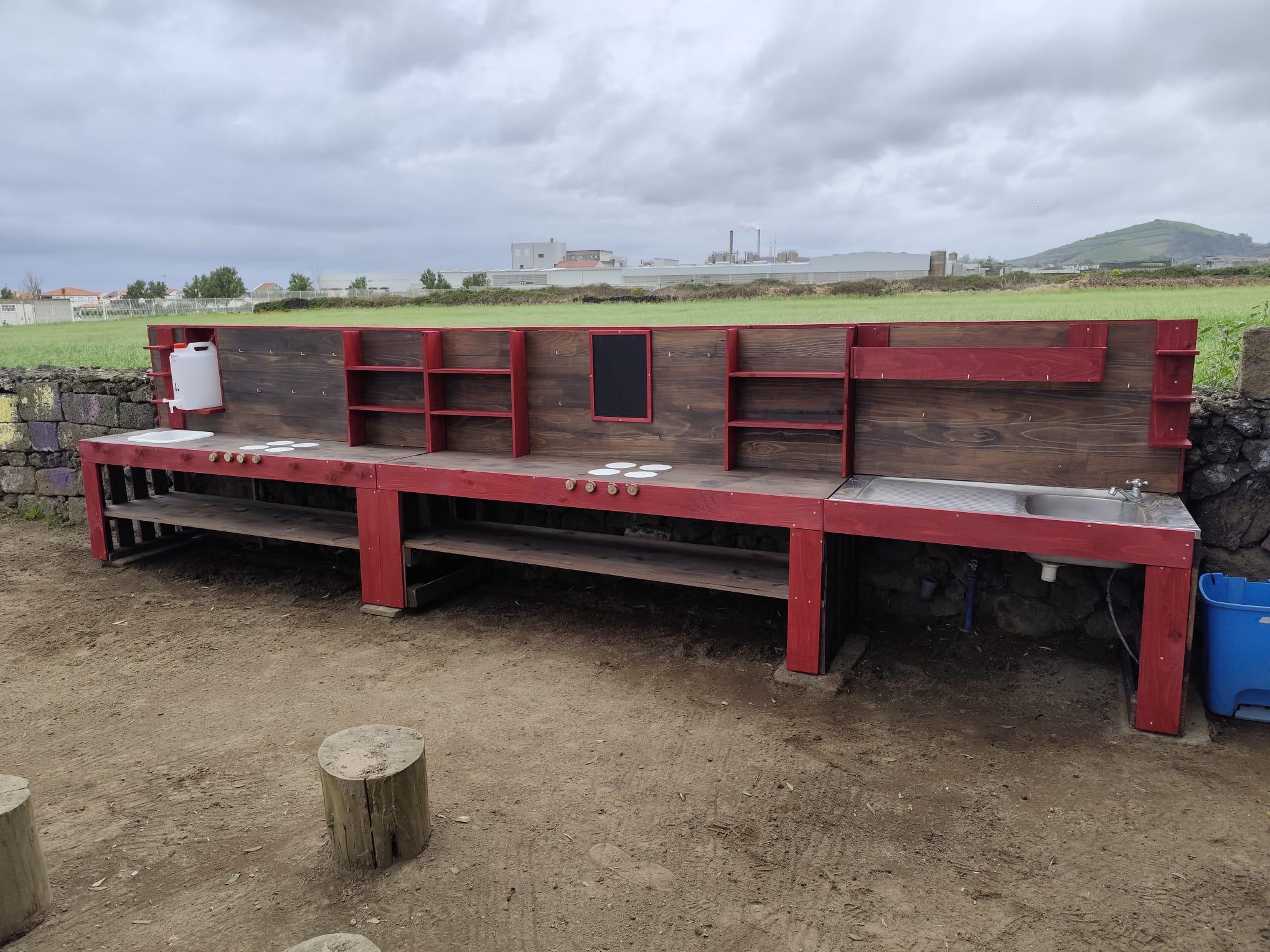 Cozinha de lama modelo 8, 4 metros + lava-loiça de 1,20 m